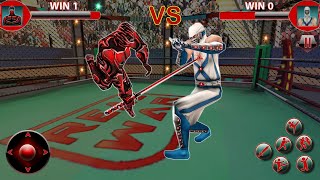 Real Robot Ninja Ring Fight: Fighting Games 2020 Gameplay Video||#RiobotVsNinjaVsSuperherosWrestling screenshot 5