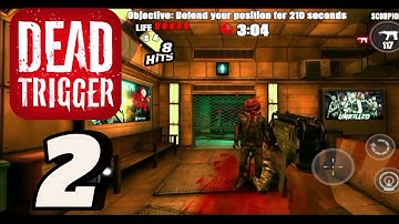 Dead trigger: walkthrough part 2 gameplay ( Poco c55)