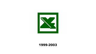 Microsoft excel logo history
