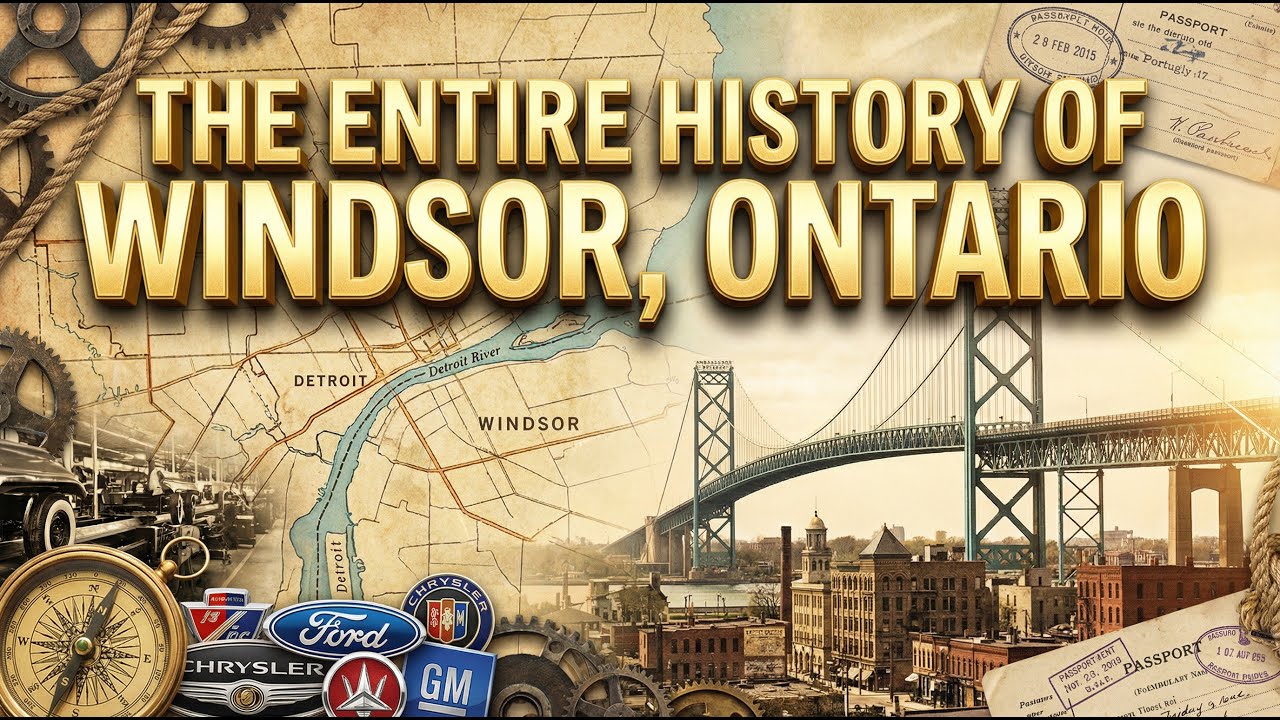 The ENTIRE History Of Windsor, Canada (300+ Years in 93 Minutes)