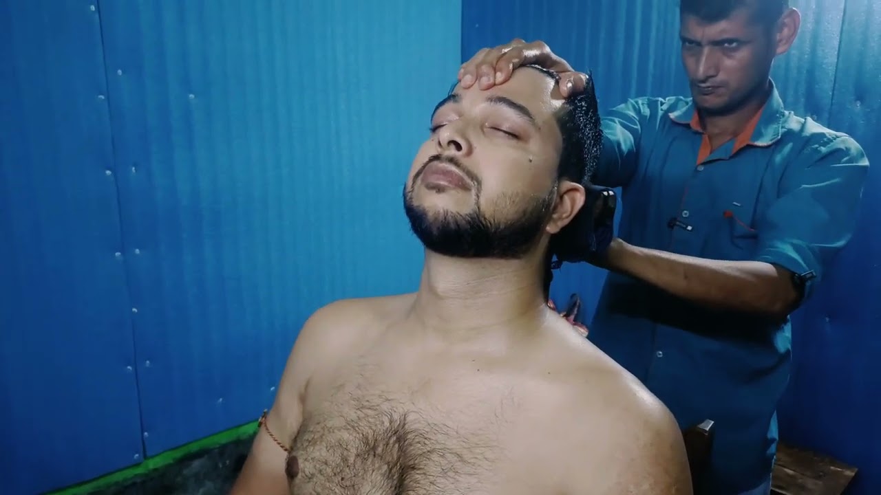 Intense Shoulder & Scalp Oil Massage ASMR for Sleep, Stress & Headache Relief
