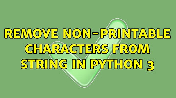 Remove non-printable characters from string in Python 3