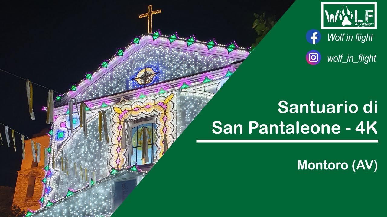 Santuario di San Pantaleone - Borgo - Montoro - 4K drone