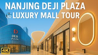 Luxury Shopping Mall in China | Nanjing Deji Plaza 4K POV Tour & Celebrity Event