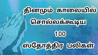 ஸ்தோத்திர பலிகள் 100 | 100 praises in tamil |100 sthotira baligal |tamil bible study|christian screenshot 5