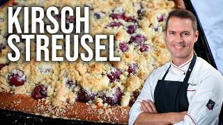 Kirsch-Streuselkuchen  vom Blech - einfach lecker