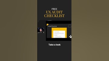 Free UX Audit Checklist on Figma Community // #uxdesign #ux