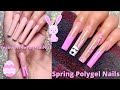 SPRING POLYGEL NAILS BEGINNER FRIENDLY EASTER NAIL ART | NAIL TUTORIAL