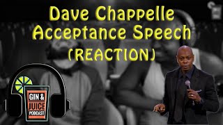 Dave Chappelle Acceptance Speech | 2019 Mark Twain Prize (REACTION)