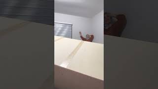 Woman Attempts Wardrobe Lift Alone, It Topples On Her