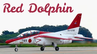 Jasdf Kawasaki T-4 789 Take Off Red Dolphin Iruma Air Base