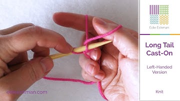 Long Tail Cast On for Left-Handed Knitters