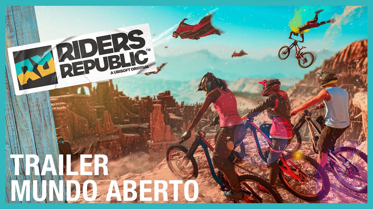 O NOVO JOGO MUNDO ABERTO de BICICLETA! - Riders Republic 