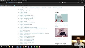 What are the predatory journals and Jeffrey Beall