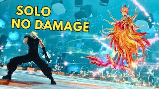 Cloud solo vs Phoenix Summon (No Damage / Elemental spells, Full Might) - Final Fantasy VII Rebirth