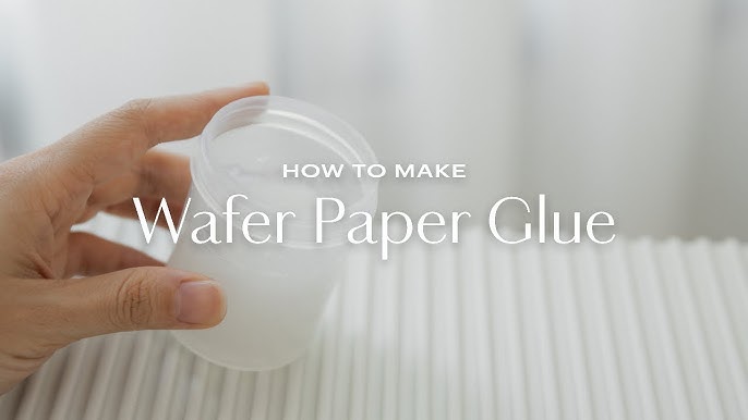 Wafer Paper Conditioner Recipe: How to condition Wafer Paper