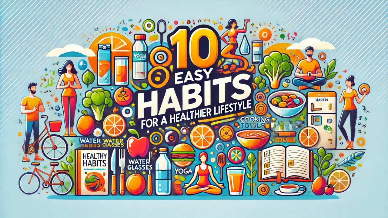 10 Easy Habits for a Healthier Lifestyle - YouTube
