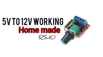 How to make a 5v to 12v regulator using bc547 transistor and 10k resistance #shorts#bome #experiment