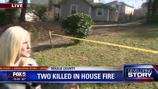 Christmas night house fire leaves two dead