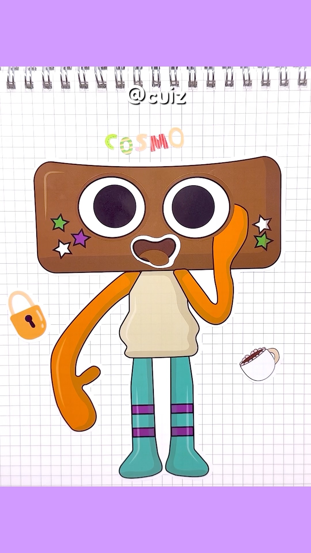 Cosmo 🍪 #stickerbook #dandysworld #roblox #cosmo #asmr - YouTube
