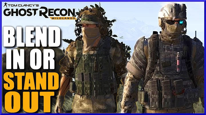 Customization for GHOST RECON WILDLANDS Gameplay Immersion