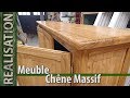 Fabrication artisanale dun meuble en chne massif