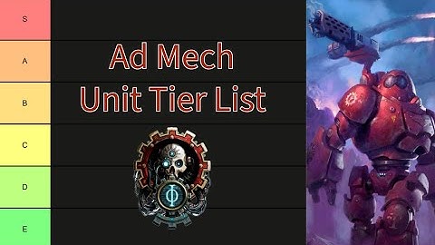 Warhammer 40k: Ad-Mech Unit Tier List (Updated 8/2025)