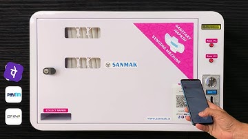 QR Payment Sanitary Napkin Vending Machine | Scan & Pay | UPI Payment | Go Cashless | Digital Pay