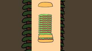 Hamburger (Animation meme)😋😋😋#shorts