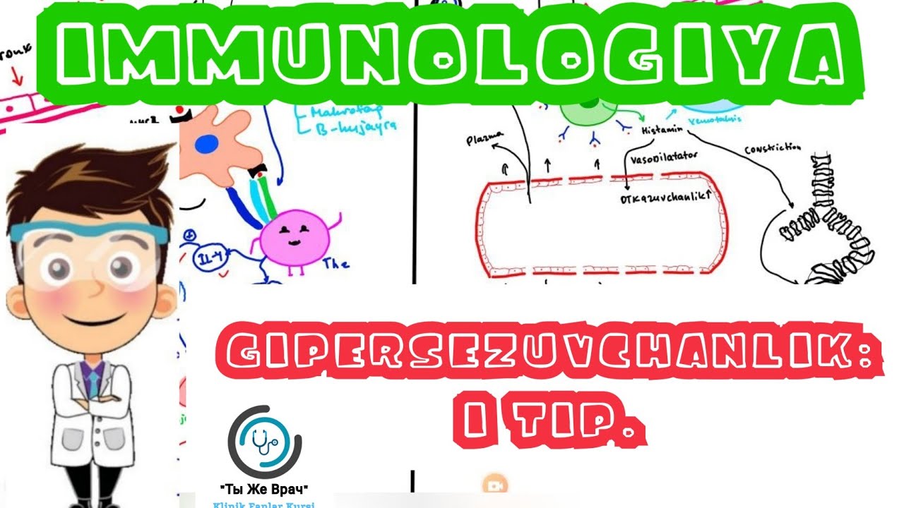 Gipersezuvchanlik, Astma kasalligiga bog'liq mexanizmlar #patologiya #hypersensitivity #asthma
