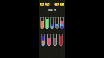 Water Sort Puzzle - level 60 walkthrough