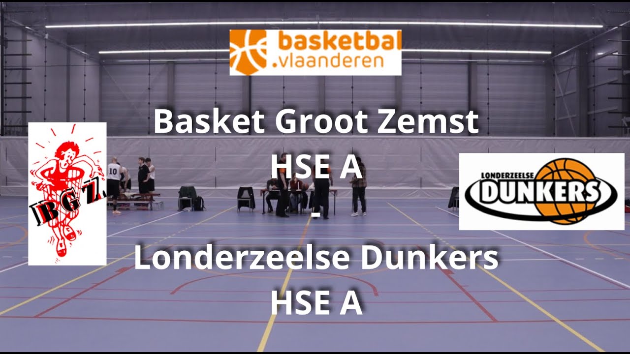 Basket Groot Zemst HSE A - Londerzeelse Dunkers HSE A - 20 december 2025
