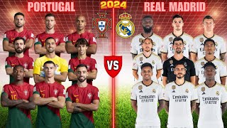 2024 Portugal 🆚 2024 Real Madrid (Ronaldo, Vini Jr, Bruno Fernandes, Rodrygo, Bellingham, Modric)💪⚽🔥