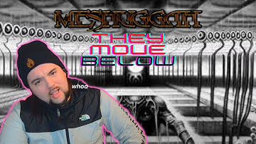 "They Move Below" by Meshuggah -- Drummer reacts! *Ok this was crazy lol*