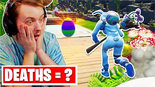 I played this 30 LEVEL Deathrun and died ___ Times... (Fortnite Creative)