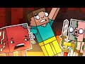 Surviving The Nether Fortress! | Block Squad (Minecraft Animation)