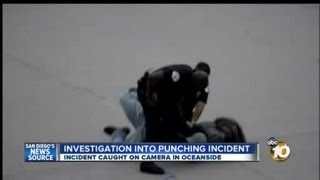 Altercation at Oceanside rally caught on camera