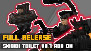 SKIBIDI TOILET ADD ON V8.7 THE REMASTER UPDATE IN MINECRAFT FULL RELEASE