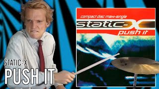 Static-X - Push It | Office Drummer [First Time Hearing]