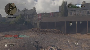 My First Cross Map Throwing Knife in Call of Duty WWII!