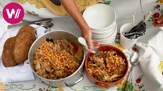 CentralPortugal  Quail with chickpeas and walnut cake | At our Neighbour's Table