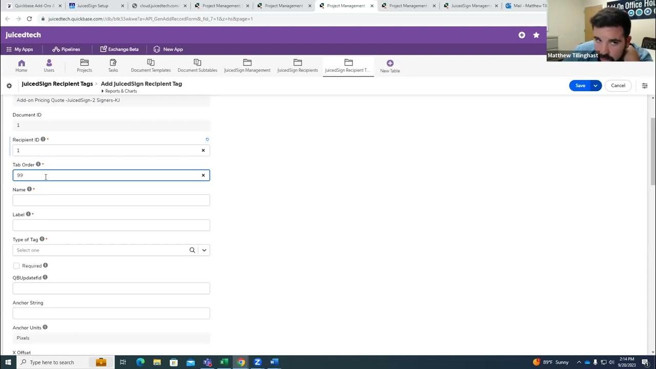 Quickbase Add-Ons: JuicedSign Setup Tutorial | DocuSign Alternative for ...