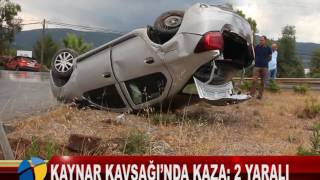 Kaynar Kavşağinda Kaza 2 Yarali