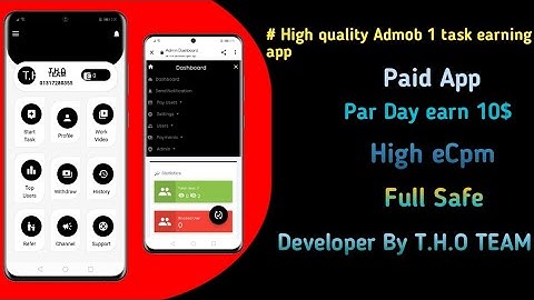 High quality 1 task Admob earning app. #earningappsketchwareproject #earningappprojectfree #applovin