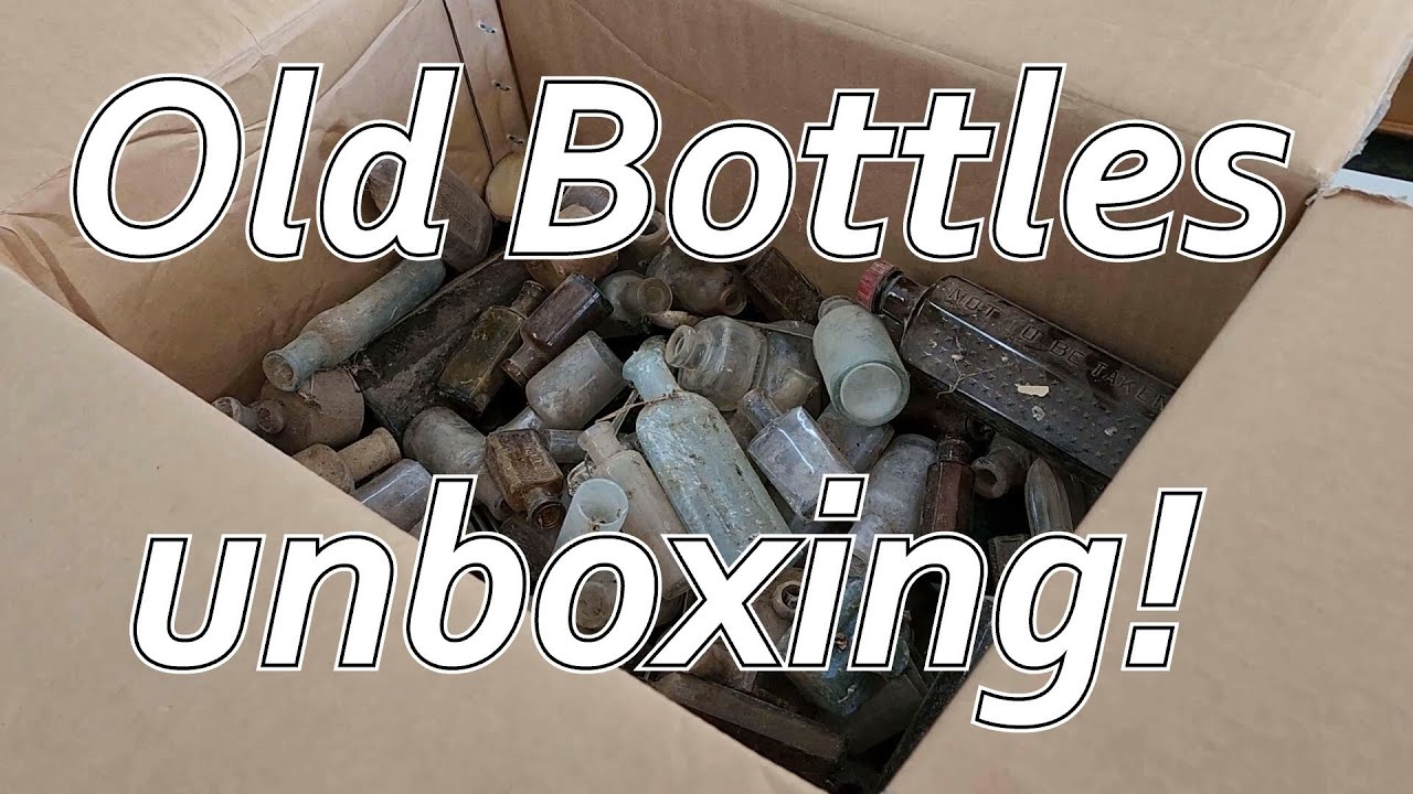 Unboxing a Random Box of Australian Antique Bottles! A Chat about the History & Valuations.