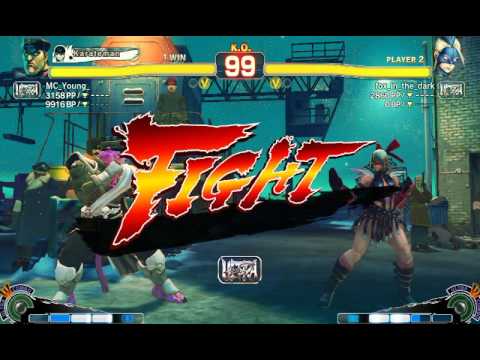 Ultra Street Fighter IV battle: M. Bison vs Decapre
