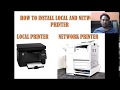 How to install Local Printer and Network Printer (HINDI)