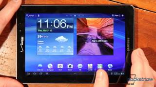 Samsung Galaxy Tab 7.7 w LTE from Verizon Software Tour