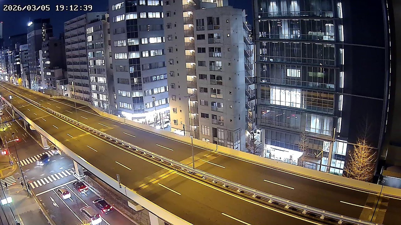首都高速1号上野線ライブカメラ Route 1 Ueno Line Metropolitan Expressway.world.cam