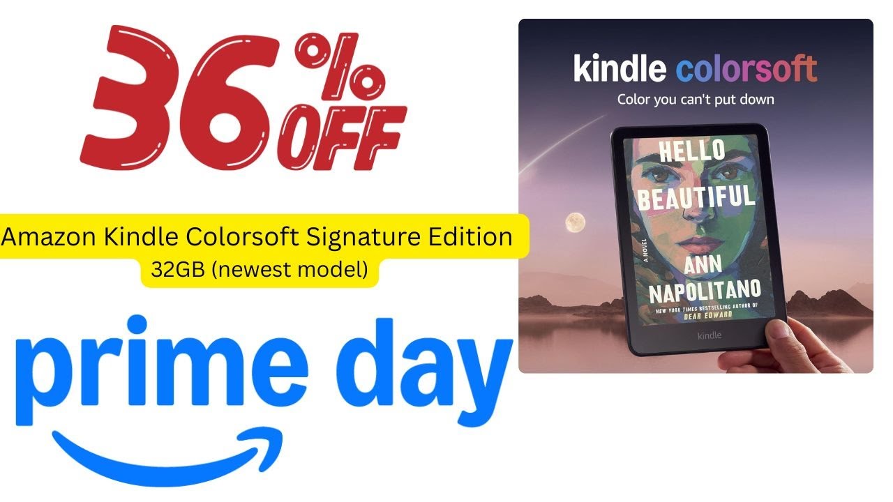 📖 Kindle Colorsoft Signature Edition – Wireless Charging, Color Display, Huge Prime Day Deal! 🔥